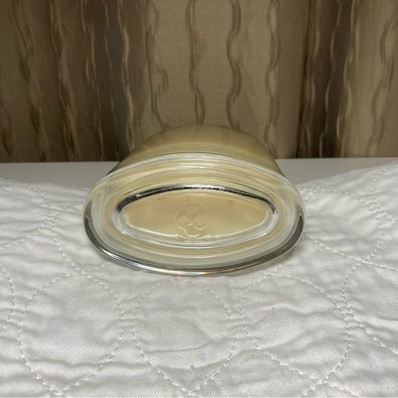Colonial Candle Brand New 8 Oz Oval Glass Jar/Lid Ivory Classic Double (2) Wick - Picture 5 of 8
